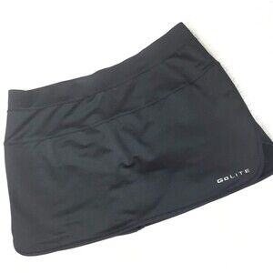 Go Lite Black Mini Moisture-wicking Women's Mini Golf Skort L